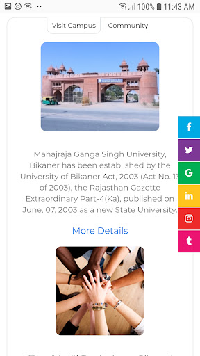 MGSU BIKANER Screen 2