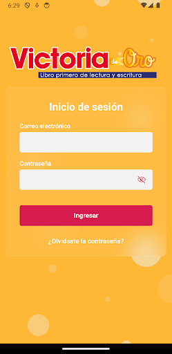 Android application Victoria de Oro screenshort