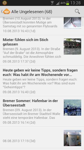 Bremen APP Screen 2