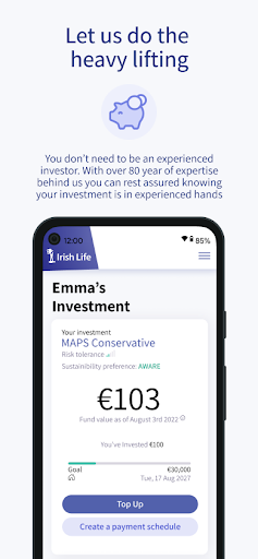Smart Invest by Irish Life Screen 3