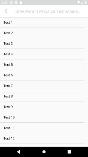 Android application DMV Practice Test Maine 2023 screenshort
