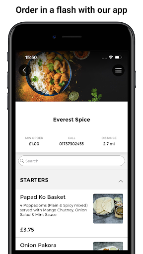 Android application Everest Spice screenshort