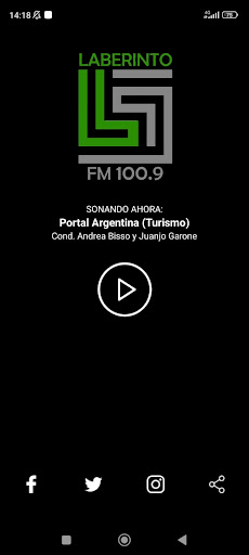 Android application FM LABERINTO - Las Toninas screenshort