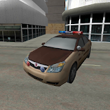 sheriff police parking game 3D icon
