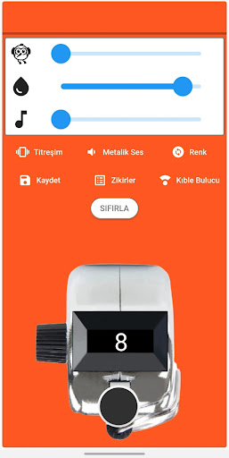 Android application Zikirmatik Metal screenshort