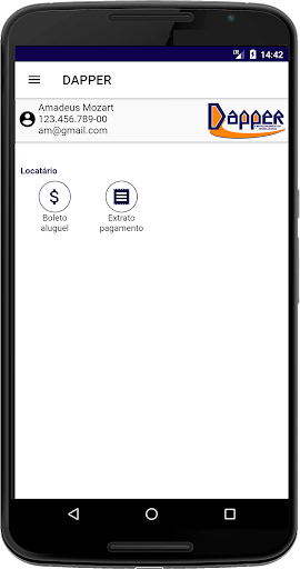 Android application Dapper screenshort