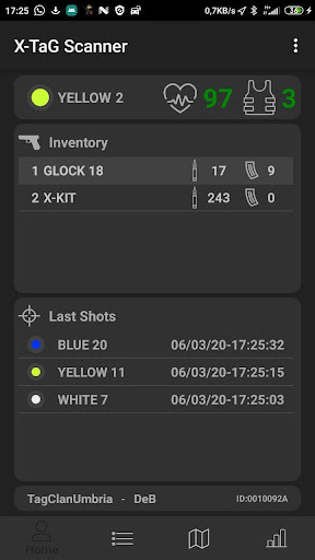 Android application X-TaG Scanner screenshort
