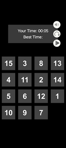 Android application 15 Puzzle screenshort