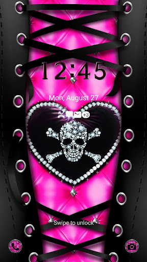 Android application 4K Wallpaper HD - Skull Heart screenshort