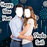 New Year Couple Photo Suit 2018 icon
