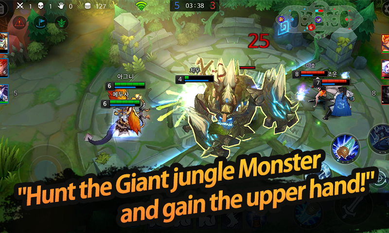 Android application League of Masters: PvP MOBA screenshort