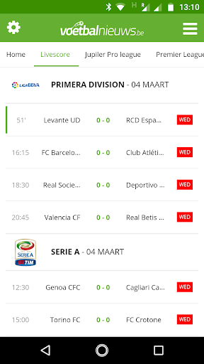 VoetbalNieuws.be Screen 2