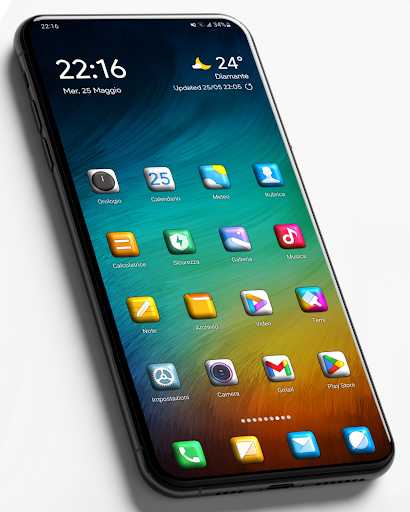 Android application MIUl 3D - Icon Pack screenshort