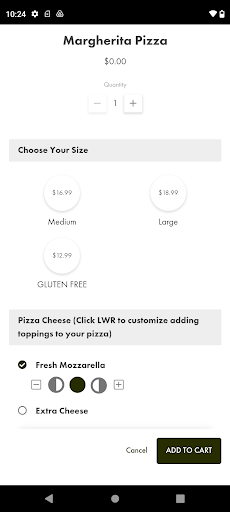 Papa Luigi Pizza Screen 3