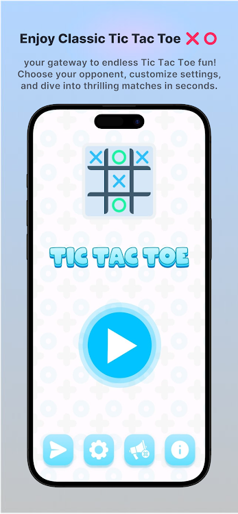 Tic Tac Toe - 2 Player XO - New - (Android)