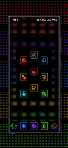 Screenshot of Vertical Glitz Icon Pack
