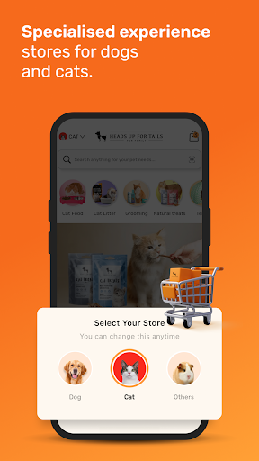 Android application Heads Up For Tails - Pet Store screenshort