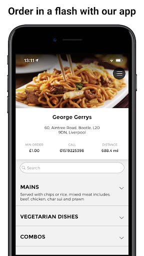 Android application George Gerrys, Bootle screenshort