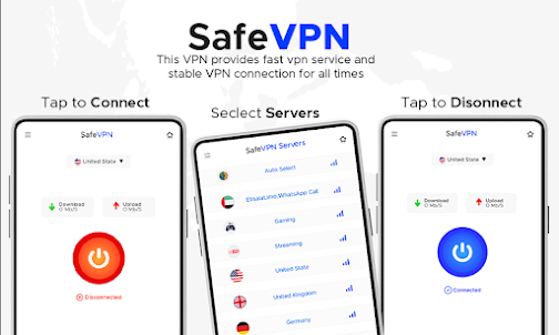 Safe VPN – Secure VPN proxy