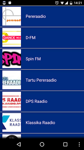 Android application Radio Estonia screenshort