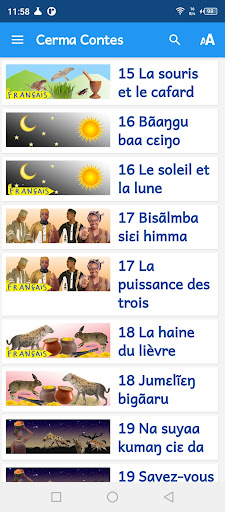 Contes en cerma avec français Screen 2