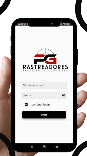 Android application PGrastreadores screenshort