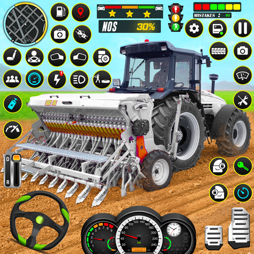 Big Tractor Farming Games 2.5 Icon