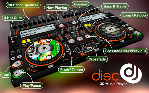 DiscDj 3D Music Player - 3D Dj Capture d'écran