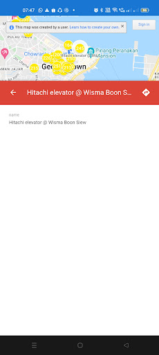 Senn Lens Elevator Map Screen 3