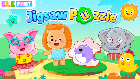 Kids Puzzles Toddlers ElePant