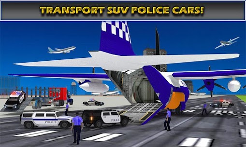 US Police Airplane Cop Dog Transporter Kids Games For PC installation