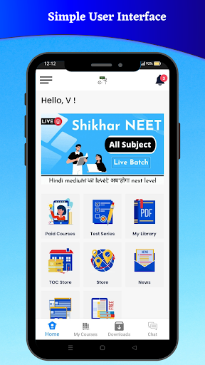 Android application TOC Learning app screenshort