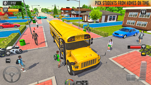 School Bus Driving: Bus Game apkpoly screenshots 11