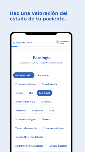 Android application NutriAssist Fresenius Kabi ES screenshort