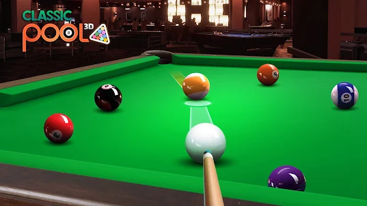 Klassisches Pool 3D - 8 Bälle