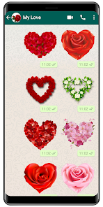 Imágen 2 WASticker - Amor flores android