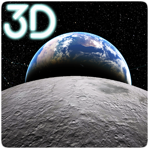 Earth & Moon  Parallax 3D Live Live Wallpaper