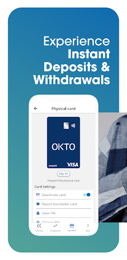 OKTO The ultimate payment app Screen 2