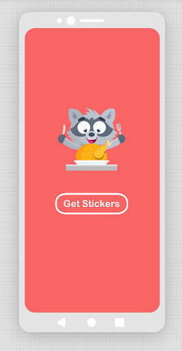 Android application Stickers For Raccoon screenshort