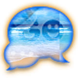 GO SMS - Beach Bum icon