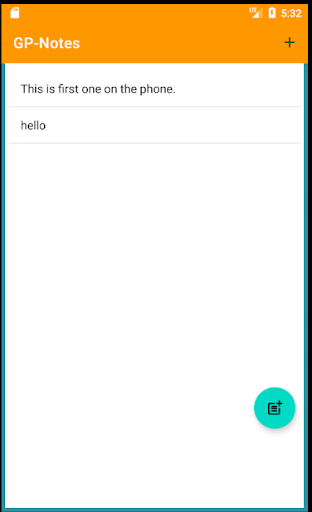 GP-Notes Screen 3