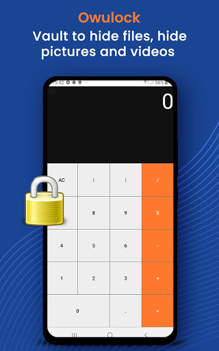 Owulock Calculator Hide Photos Screen 3