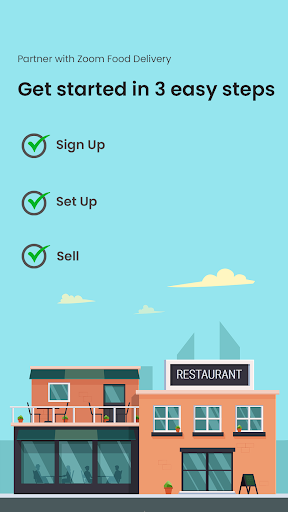 Zoomfood Vendor App Screen 2