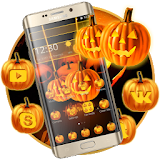 Orange Evil Halloween Pumpkin Theme icon