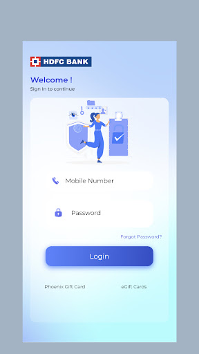 Android application HDFC Bank GO Cards screenshort