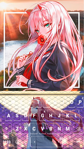 Zero Two Keyboard Theme