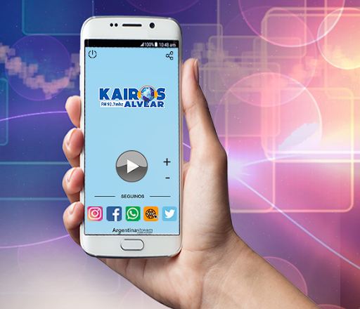Android application Radio Kairos Alvear screenshort