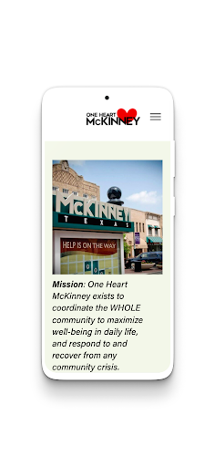 Android application One Heart McKinney screenshort