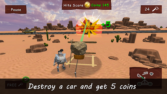 The Catapult: Car Crash Game