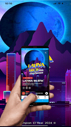 Android application Latina 99.9 FM screenshort